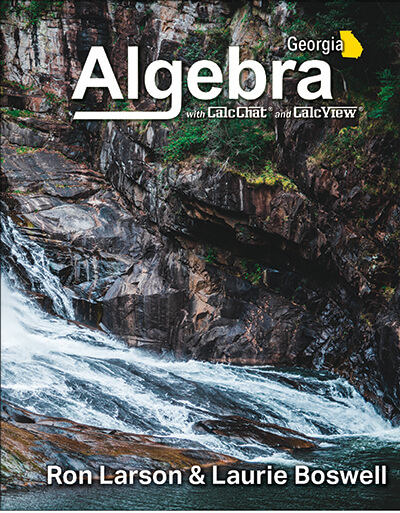 Georgia Math - Algebra - Math Text Book Cover