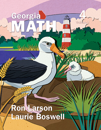 Georgia Math - Grade 4 - Math Text Book Cover