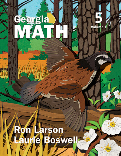 Georgia Math - Grade 5 - Math Text Book Cover