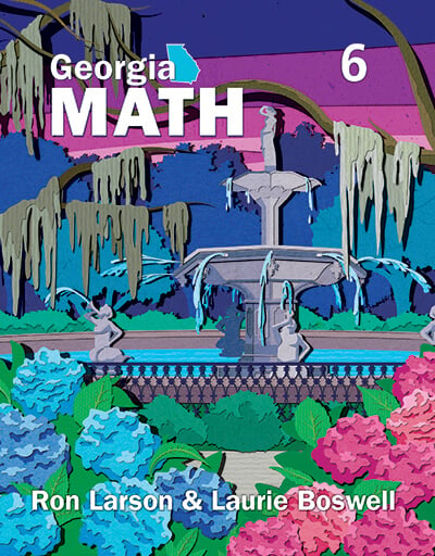 Georgia Math - Grade 6 - Math Text Book Cover
