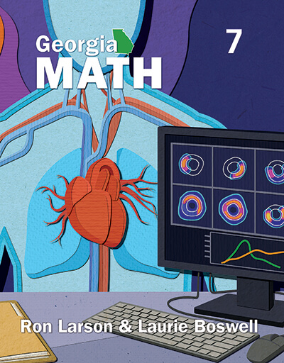 Georgia Math - Grade 7 - Math Text Book Cover